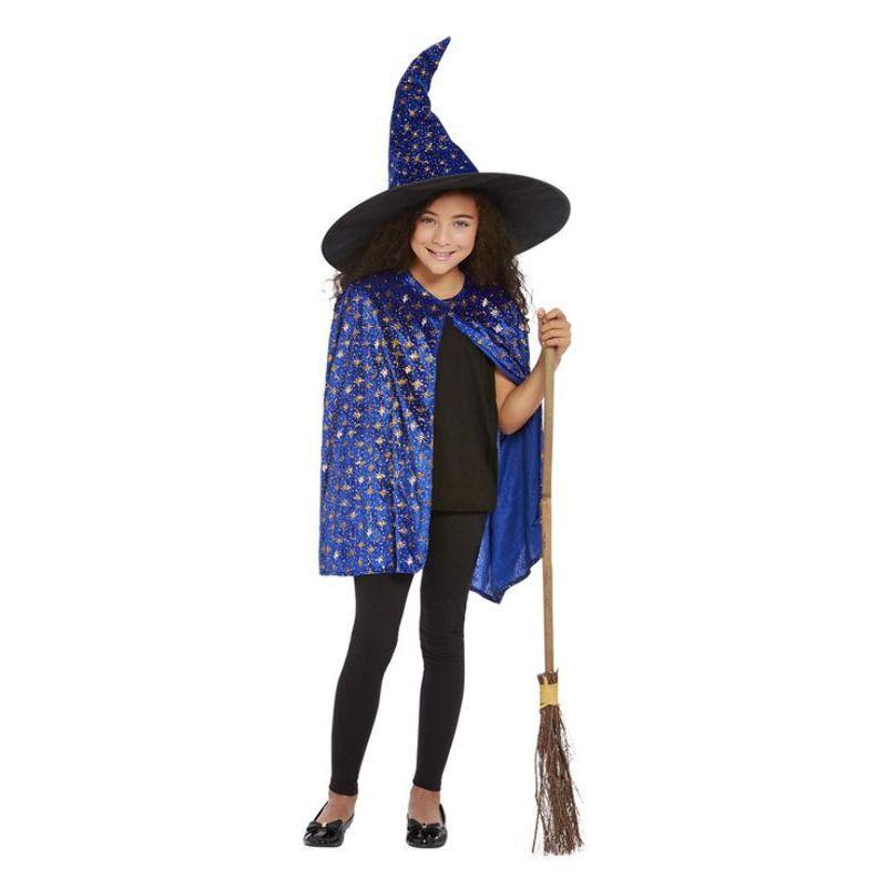 Deluxe Glitter Witch Kit Girls Blue