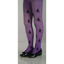 Glitter Witch Tights Purple Child Girls -1