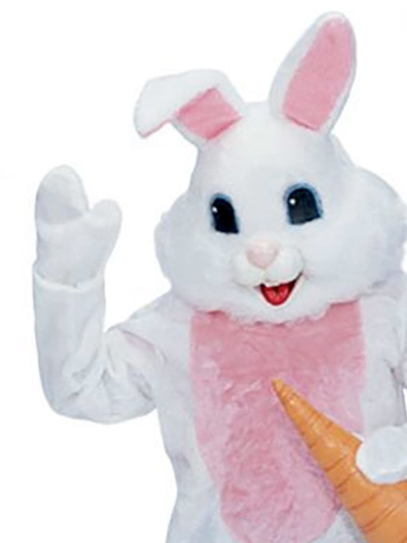 Rabbit Premium Mascot Costume White Adult Unisex