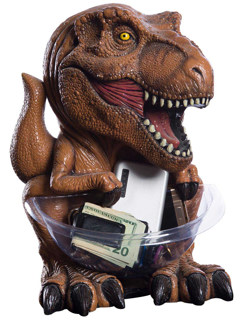 Tyrannosaurus Mini Candy Bowl Holder Unisex Brown