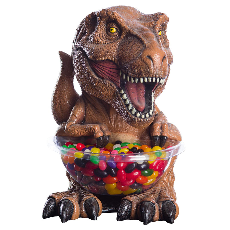 Tyrannosaurus Mini Candy Bowl Holder Unisex Brown