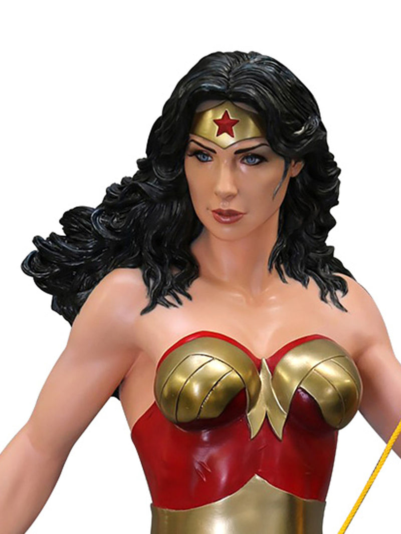 Wonder Woman Statue Collector's Item Womens Red