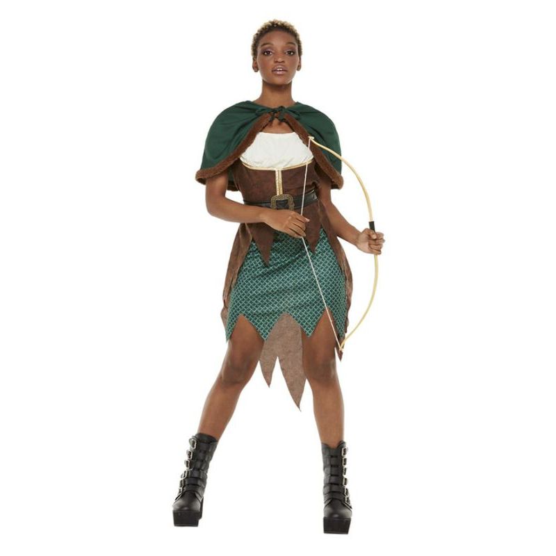 Deluxe Forest Archer Costume Green Womens