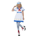 High Seas Sailor Costume White Ladies Dress