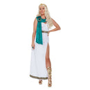 Deluxe Roman Empire Queen Toga Costume White
