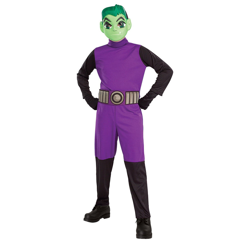 Beast Boy Classic Costume Child Boys Purple