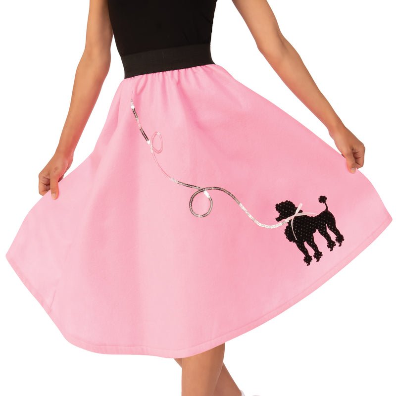 50's Bopper Skirt Adult Womens Pink