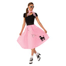 50's Bopper Skirt Adult Womens Pink