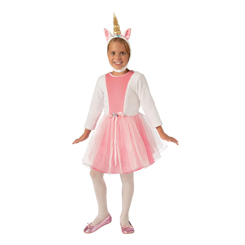 Pink Unicorn Princess Costume Child Girls -1