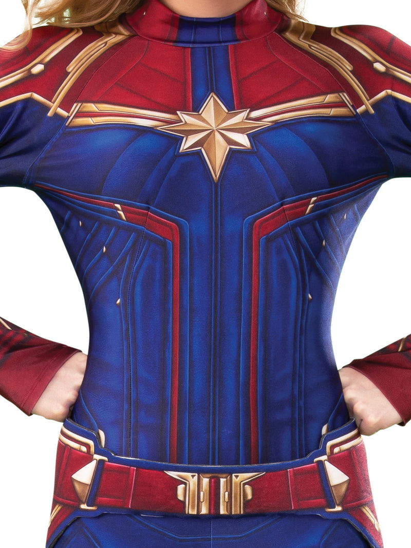 Captain Marvel Costume Womens Hero Deluxe Suit