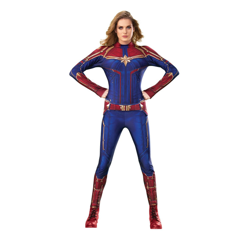 Captain Marvel Adult Costume Womens Blue