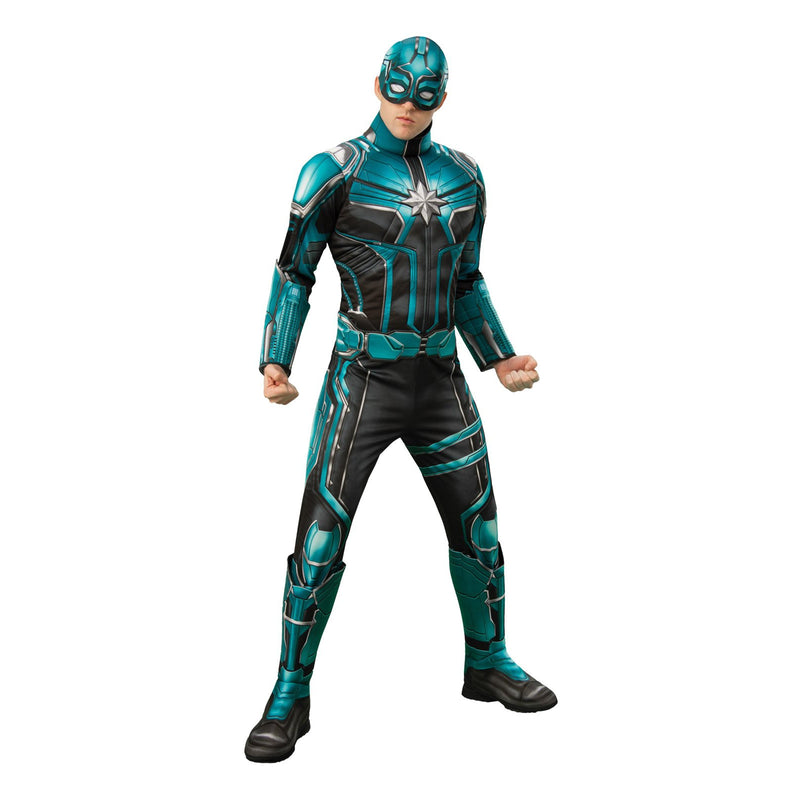 Yon Rogg Deluxe Captain Marvel Costume Adult Mens -1