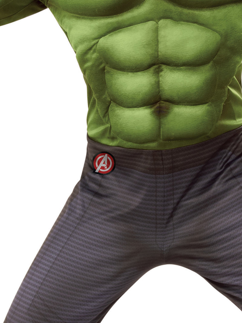 Hulk Deluxe Avengers Costume Size Boys