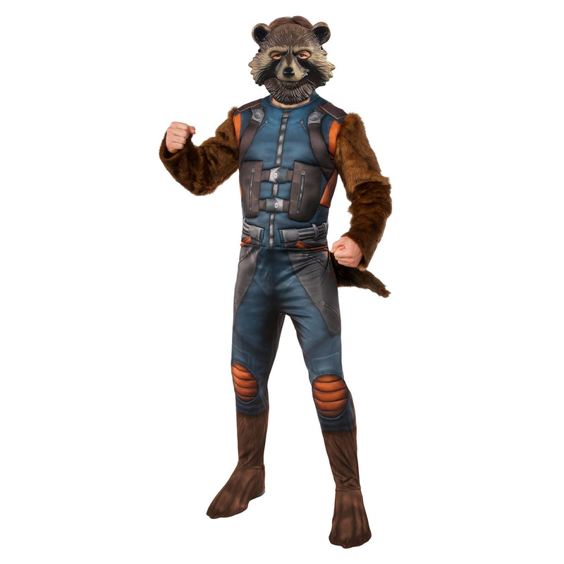 Rocket Raccoon Deluxe Avengers Costume Mens