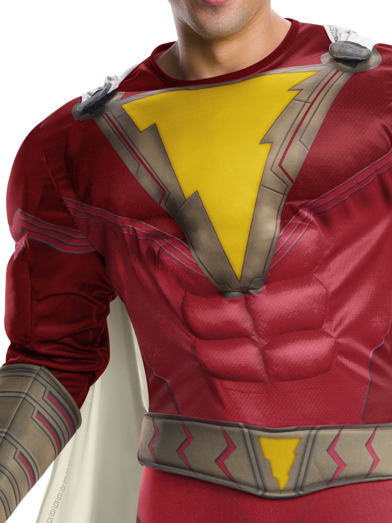 Shazam Deluxe Costume Adult Mens -2