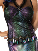 Queen Neptune Of The Seas Costume Adult Womens Green