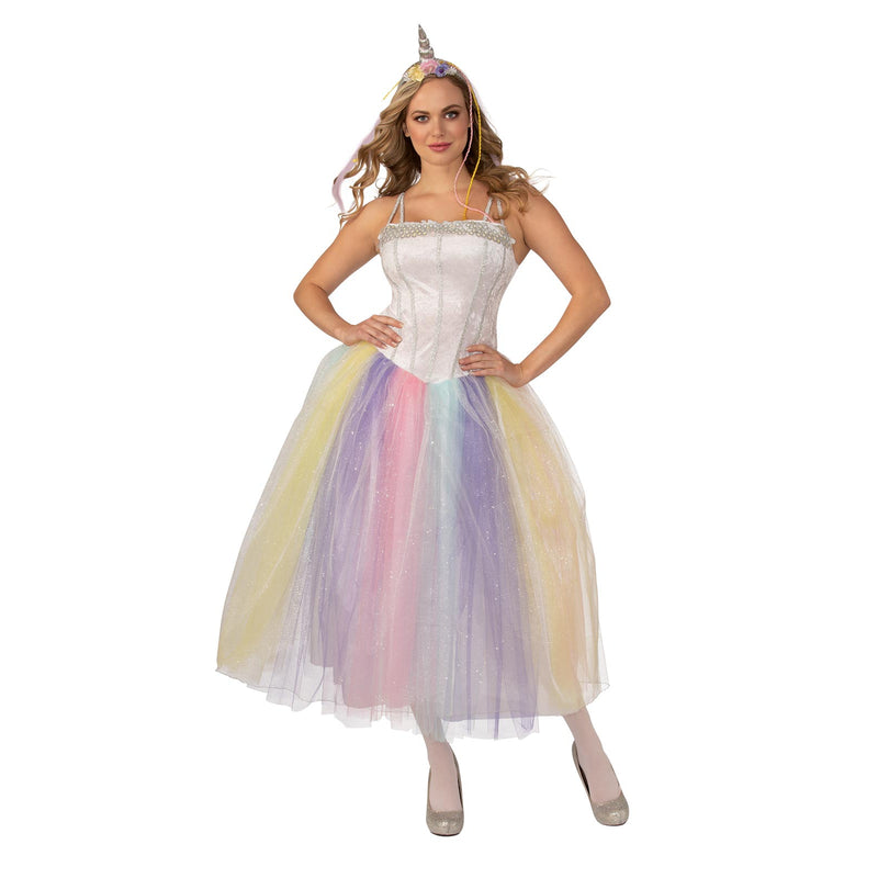 Unicorn Lady Costume Child Womens White