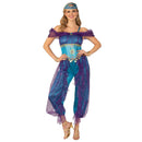 Ladies Genie Costume Blue Dress