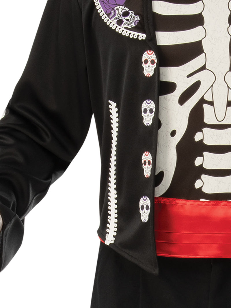 Day Of The Dead Man Costume Adult Mens -3
