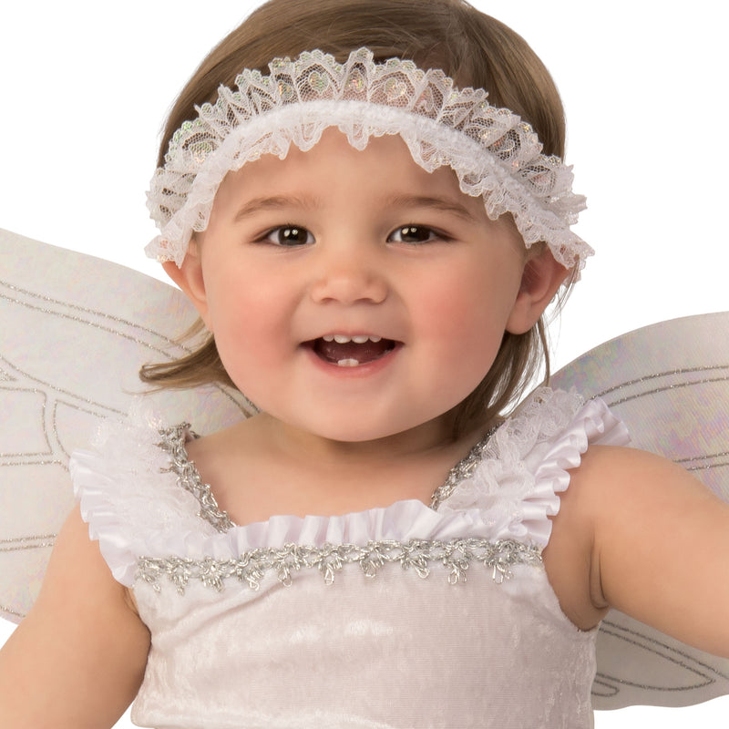 Little Angel Costume Girls White
