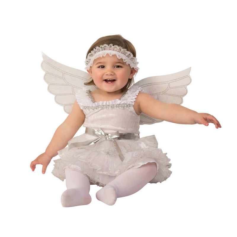 Little Angel Costume Girls White