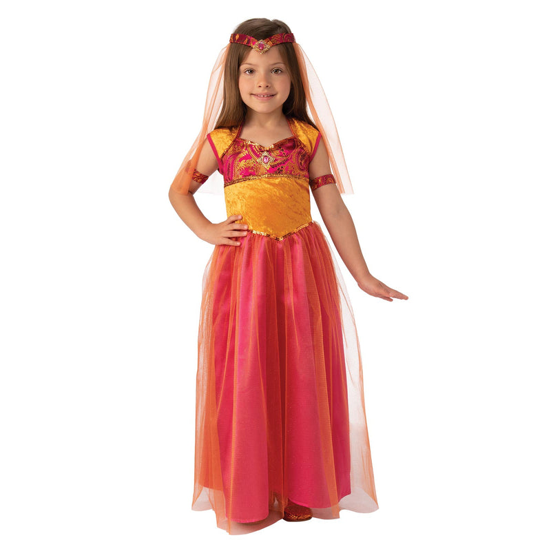 Bollywood Costume Child Girls Orange
