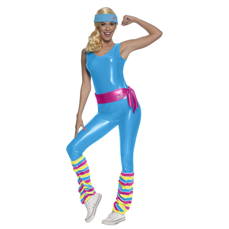 Barbie Exercise Adult Costume Womens Blue