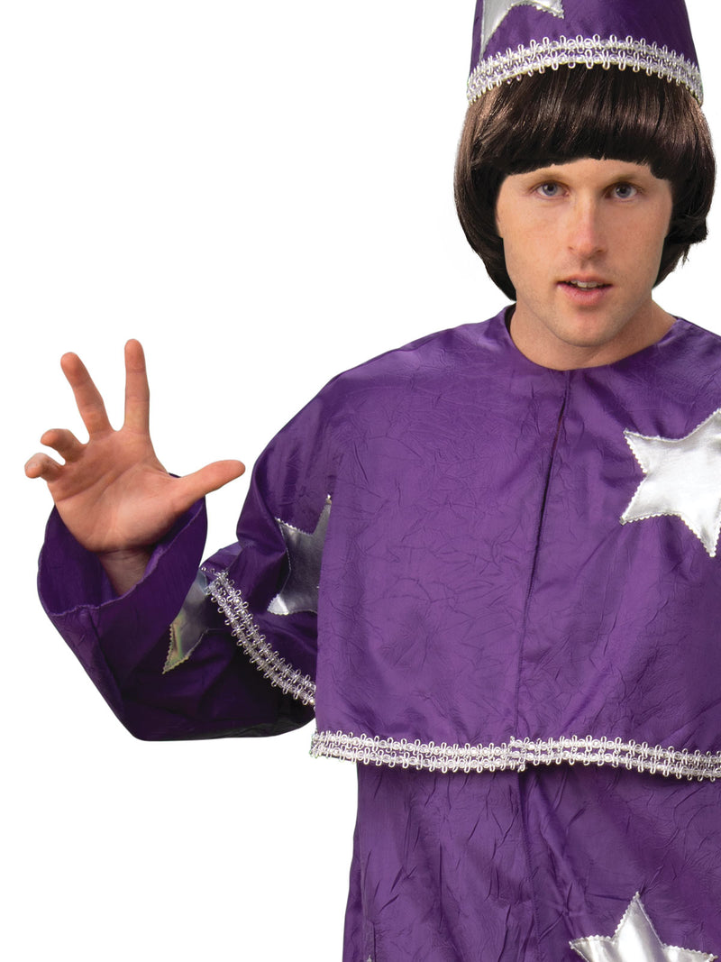 Will Wizard Costume Mens Purple