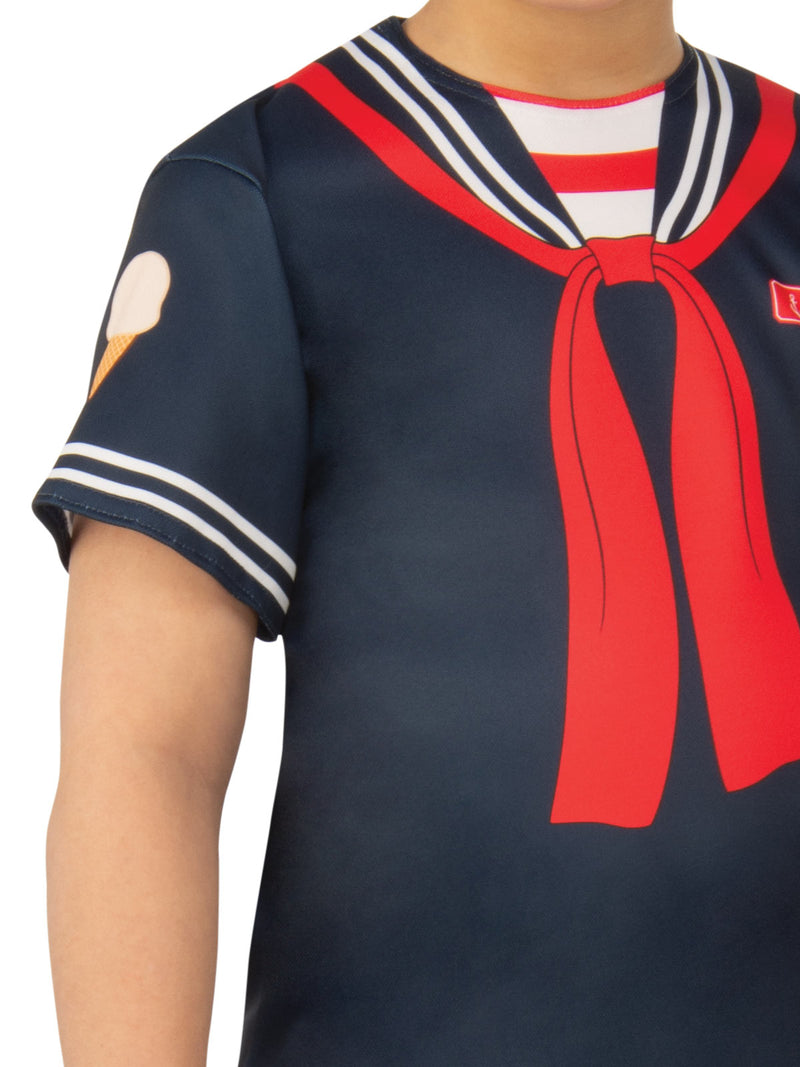 Steve Stranger Things Scoops Ahoy Uniform Child Girls Blue