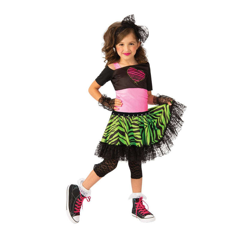 80s Material Girl Costume Child Girls