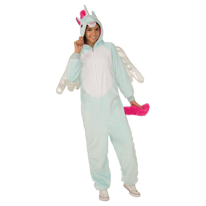 Pegacorn Furry Onesie Costume Unisex Blue