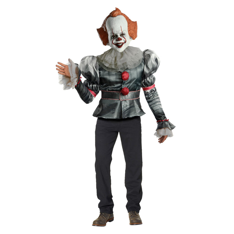 Pennywise 'it' Chapter 2 Deluxe Costume Mens Grey