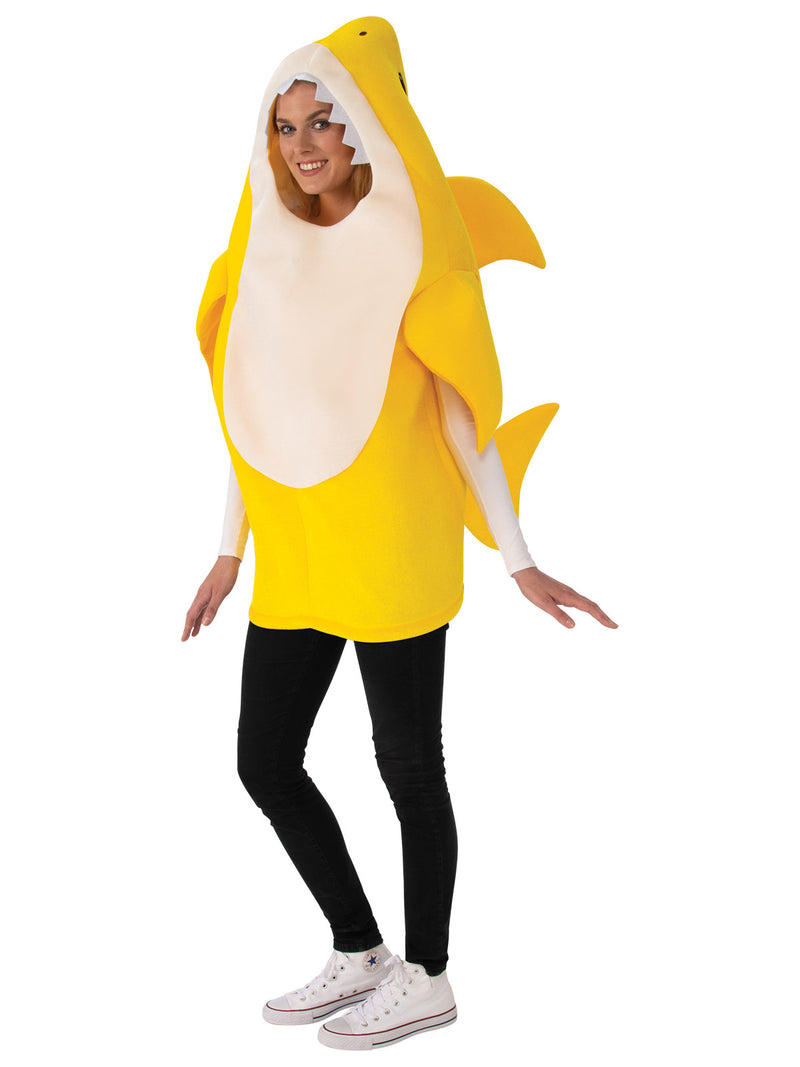 Baby Shark Deluxe Yellow Adult Costume Unisex