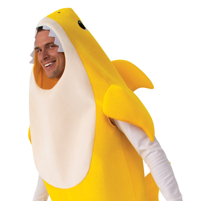 Baby Shark Deluxe Yellow Adult Costume Unisex