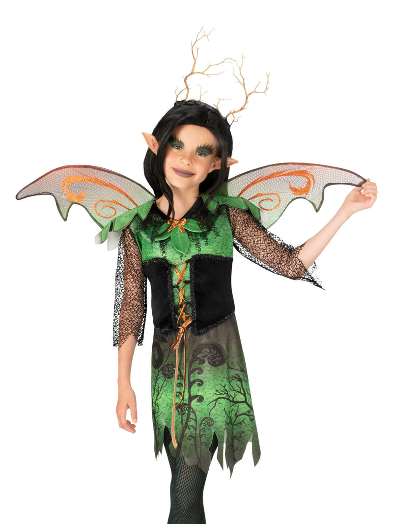 Evil Elf Girls Costume Green