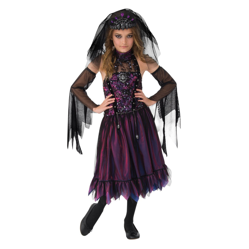 Gothic Princess Costume Girls Purple