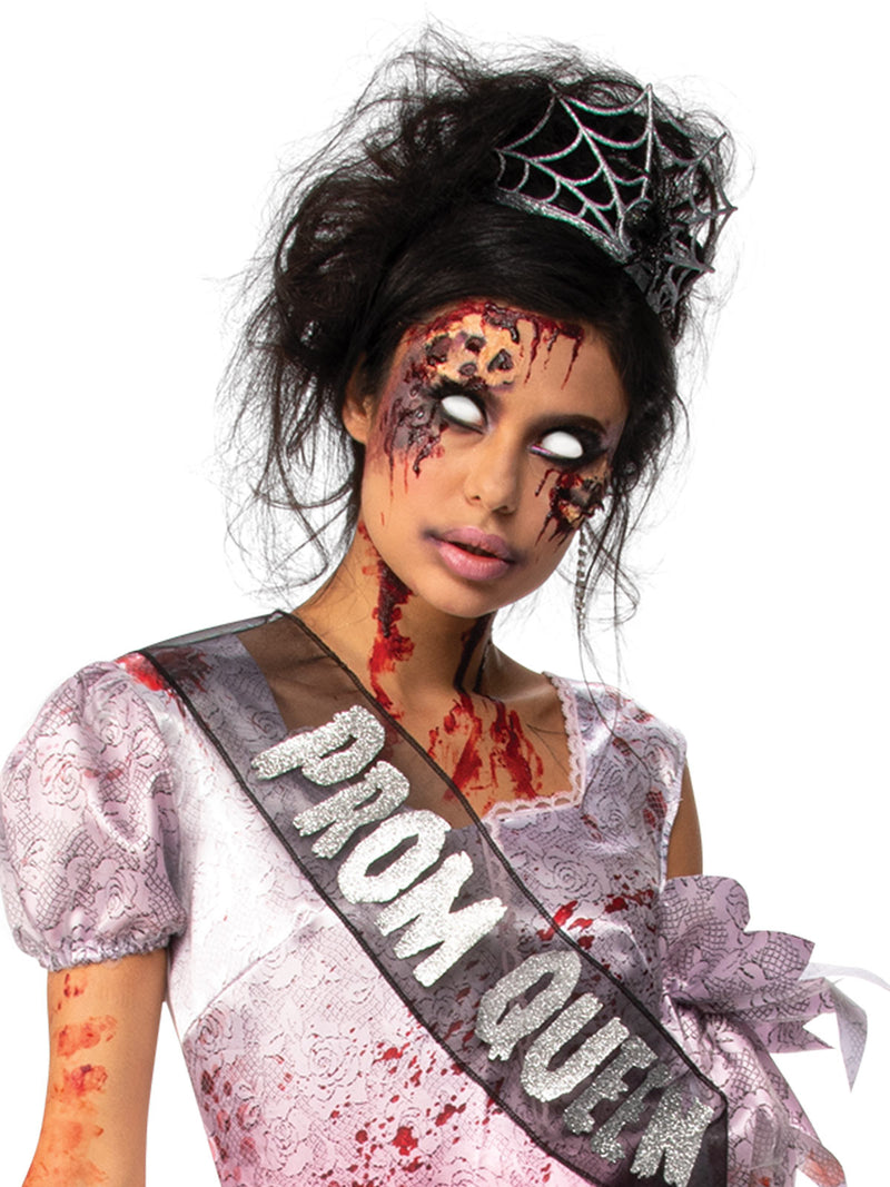 Zombie Prom Queen Costume Womens Pink