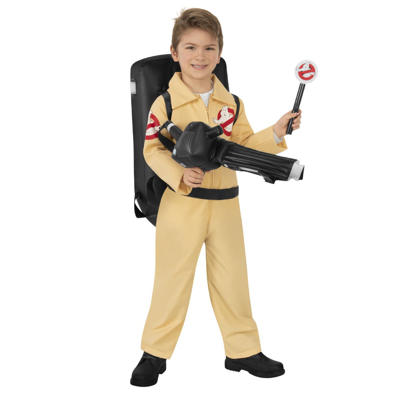 Ghostbusters Deluxe Costume With Light Boys Beige
