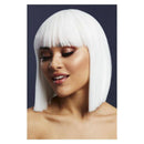 Lola Bob Blunt Wig Fever Adult White 12" Long