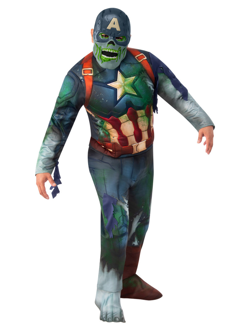 Captain America Zombie Deluxe Costume Teen