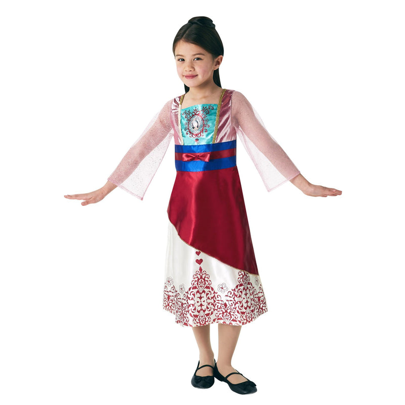 Mulan Gem Princess Costume Child Girls Red