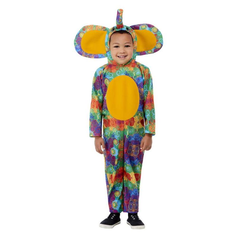Toddler Colourful Elephant Costume Unisex