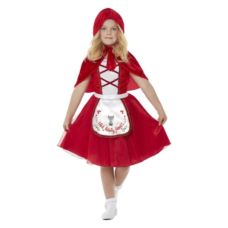 Little Red Wolf Costume Girls