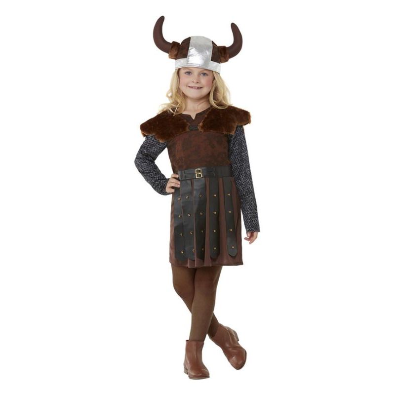 Viking Princess Costume Brown Girls