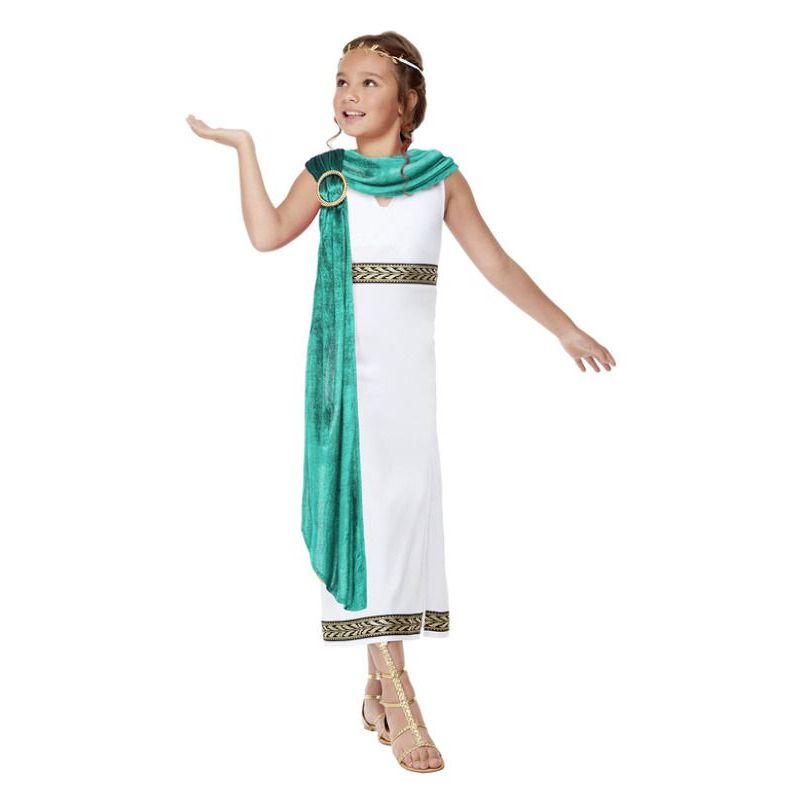 Deluxe Girls Roman Empire Costume White