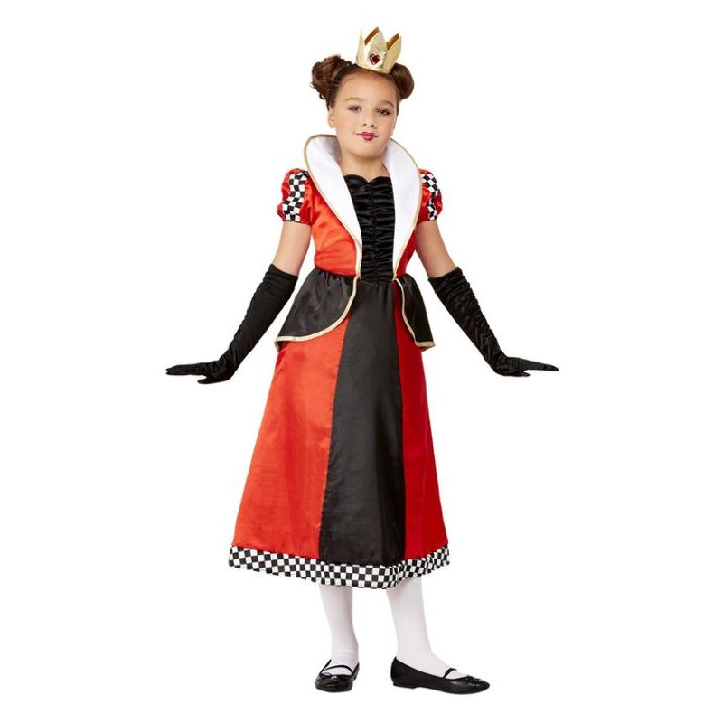 Queen Of Hearts Costume Red Girls