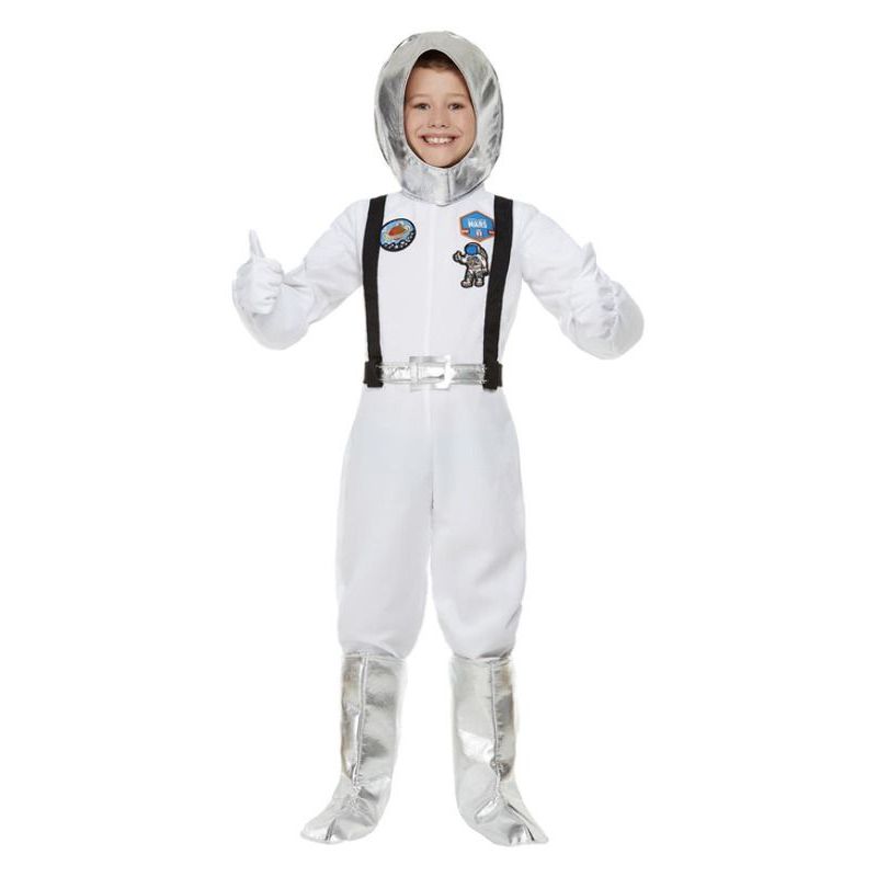 Out Of Space Astronaut Costume White Boys