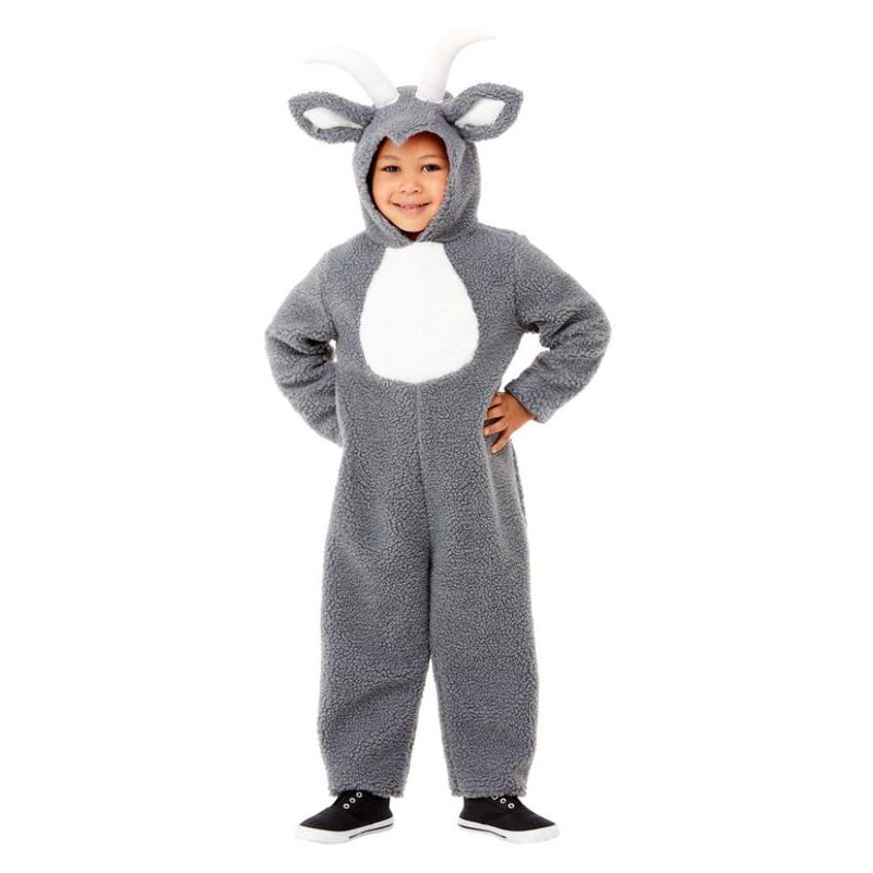 Toddler Billy Goat Costume Unisex Grey