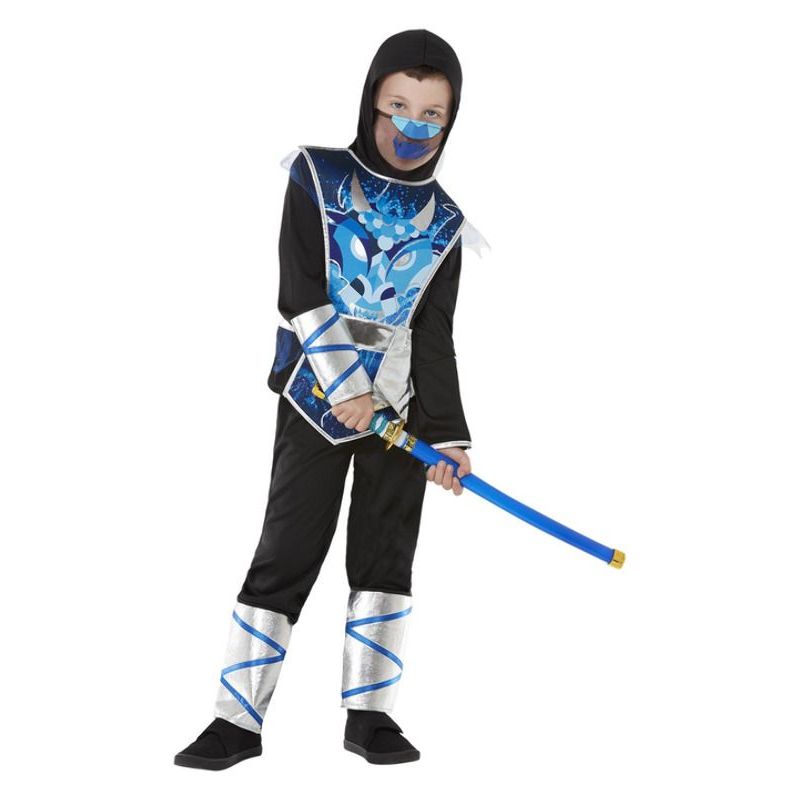 Ninja Warrior Costume Blue Boys