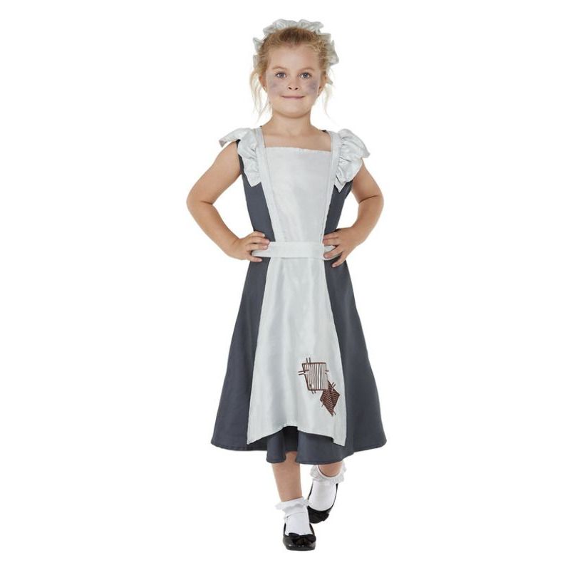 Victorian Maid Costume Dark Grey